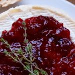 baked brie with cranberry compote