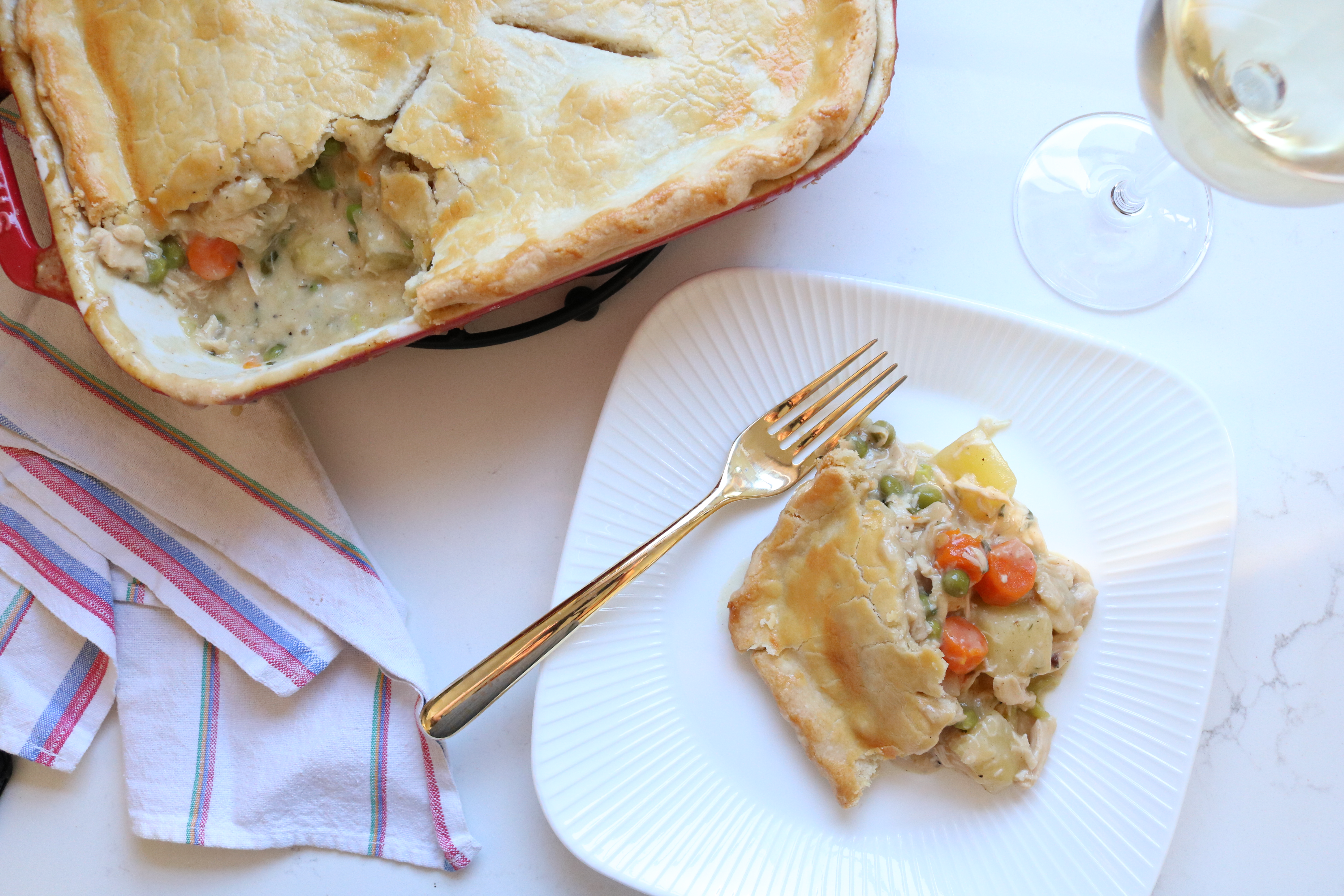 chicken pot pie casserole