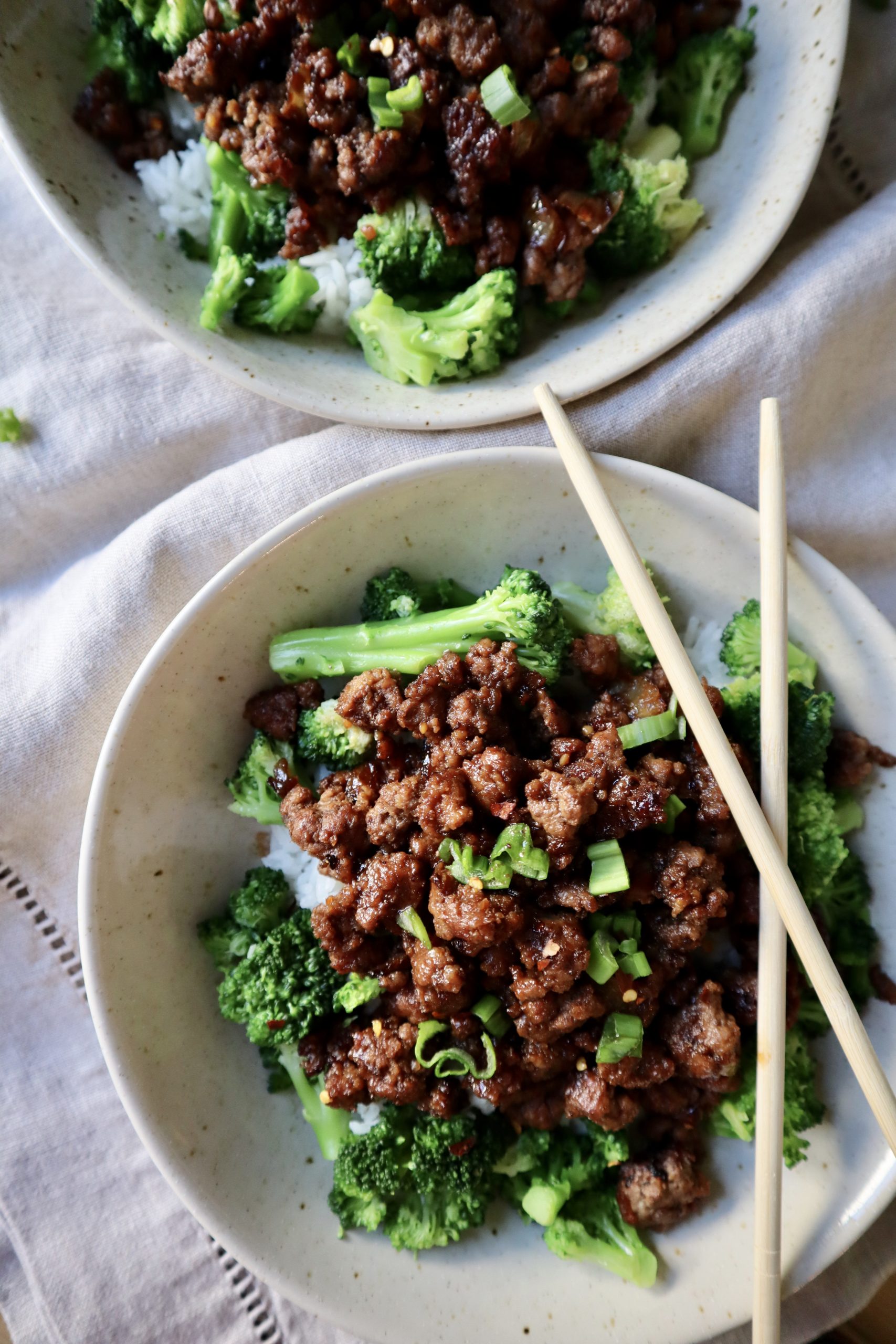 korean ground beef bowl