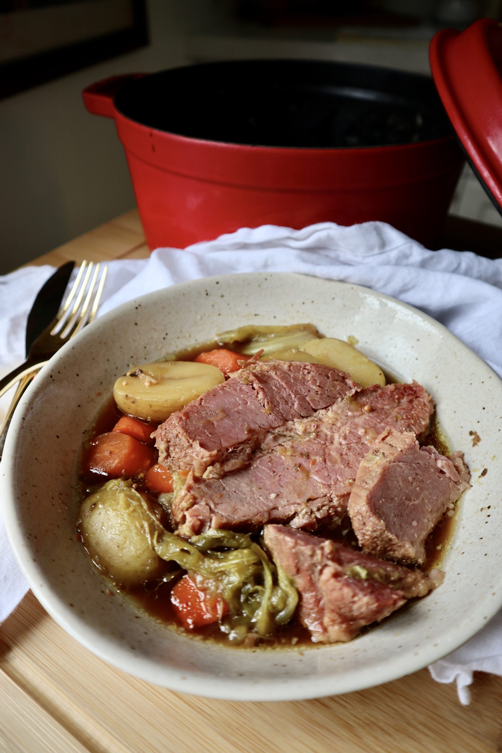 classic corned beef and cabbage