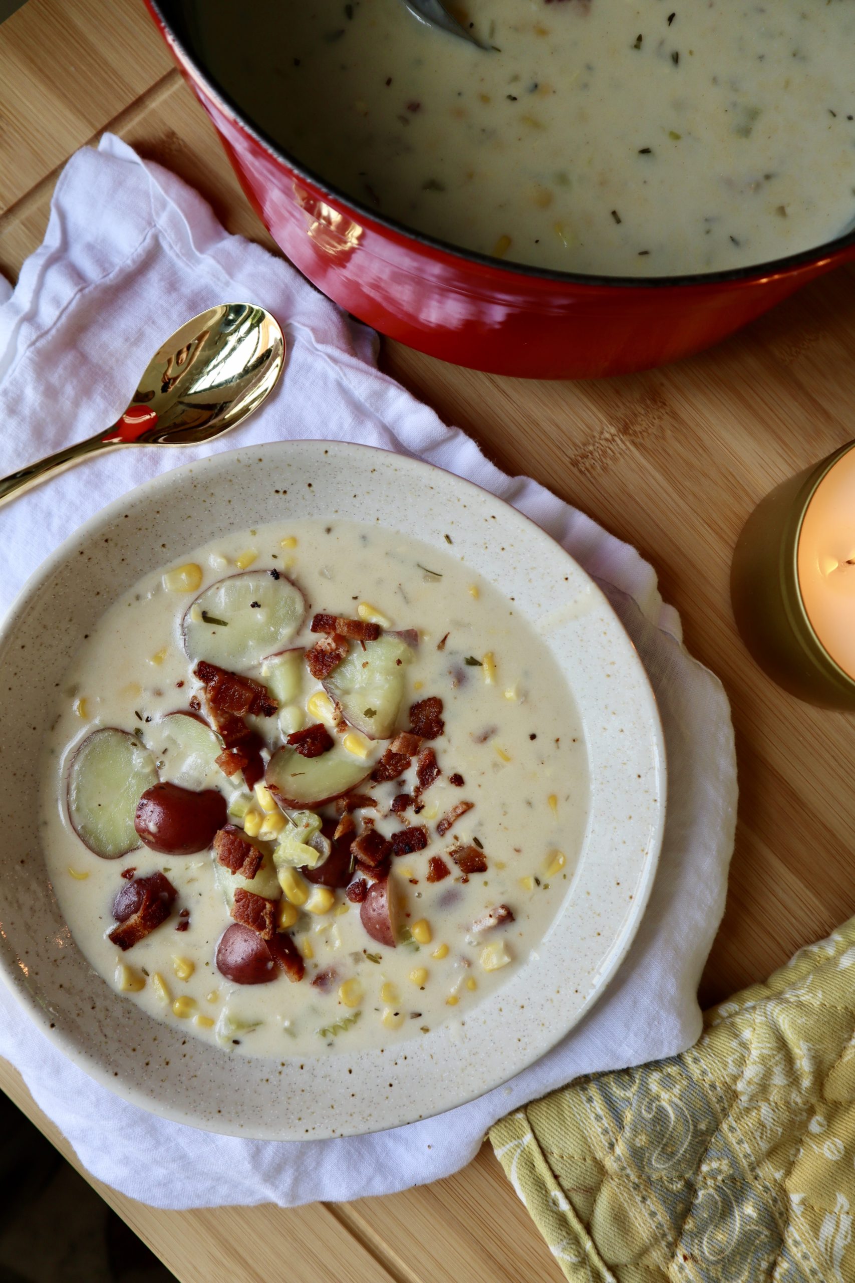 potato and corn chowder