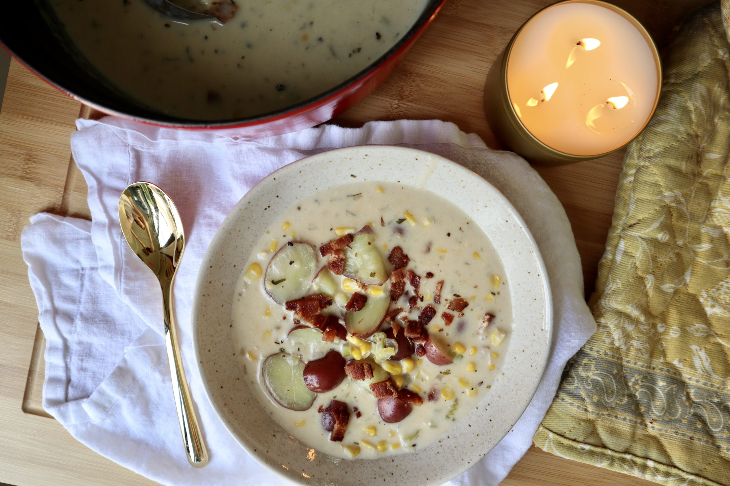 potato and corn chowder