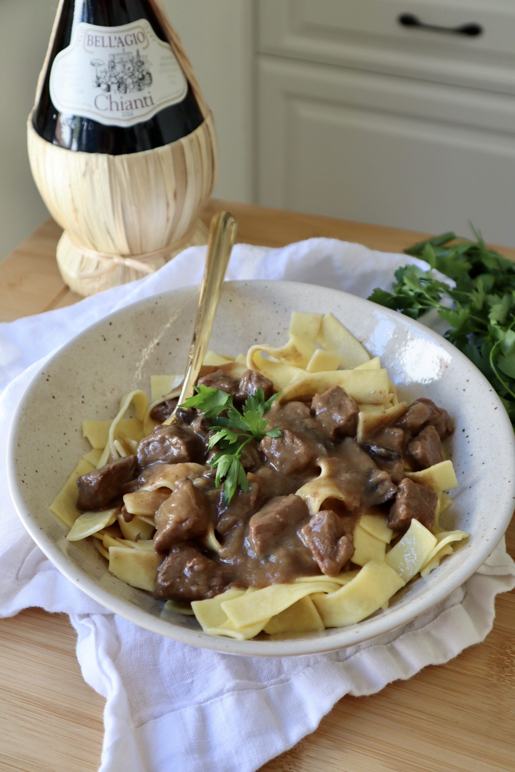 beef and noodles