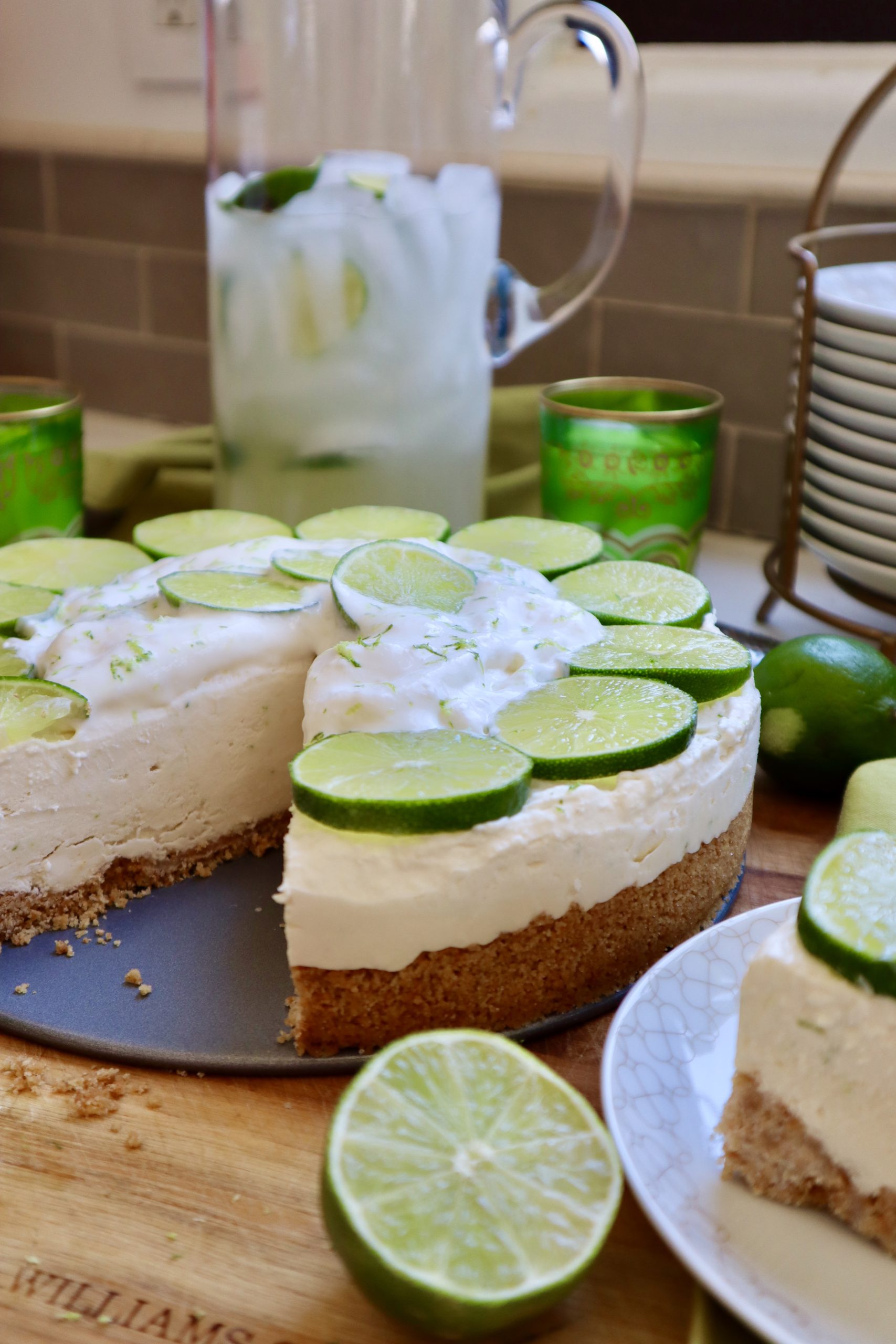 no-bake key lime cheesecake