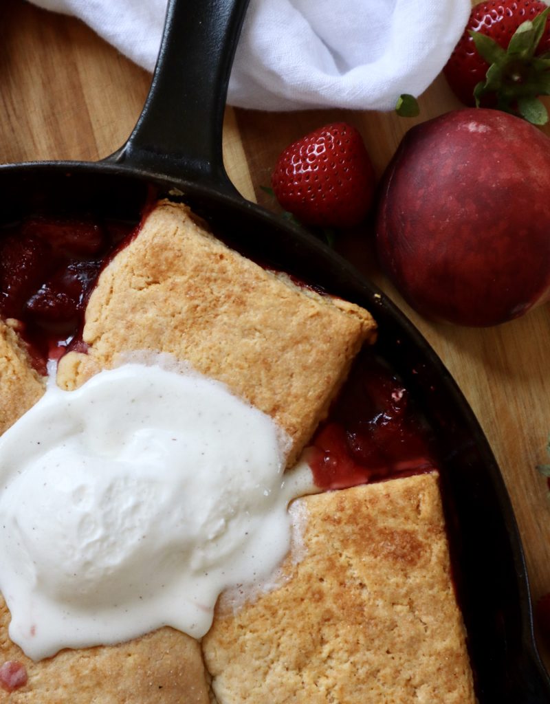 Strawberry Peach Cobbler Recipe