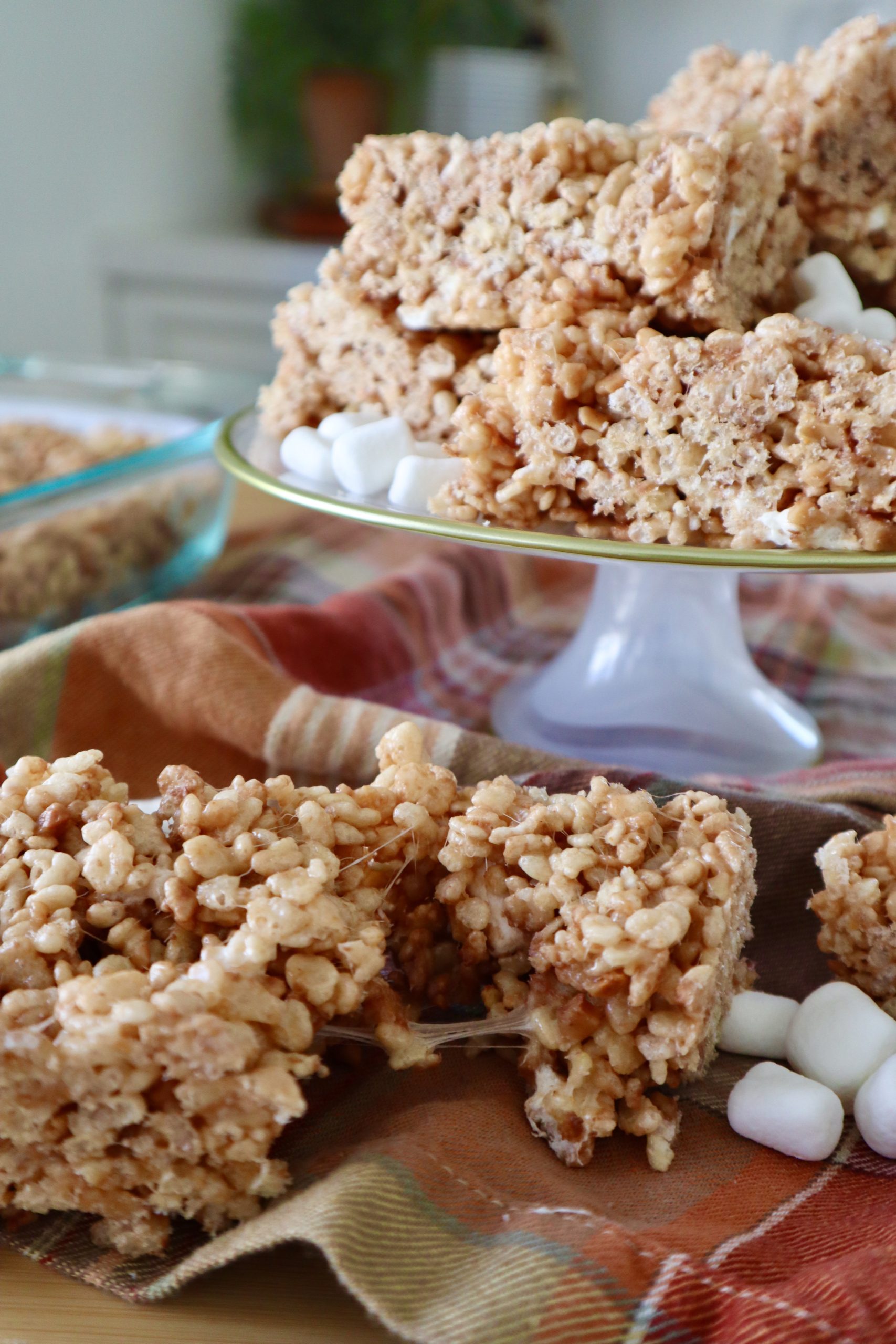 toffee rice crispy treats