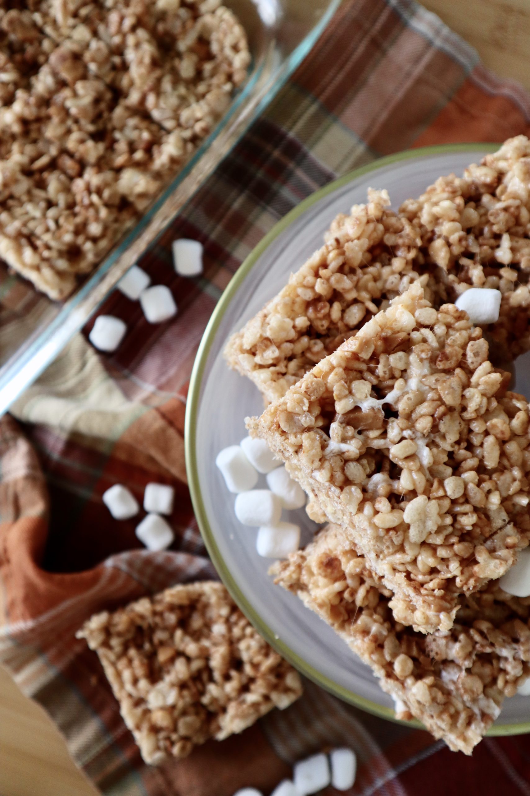 Toffee Rice Crispy Treats