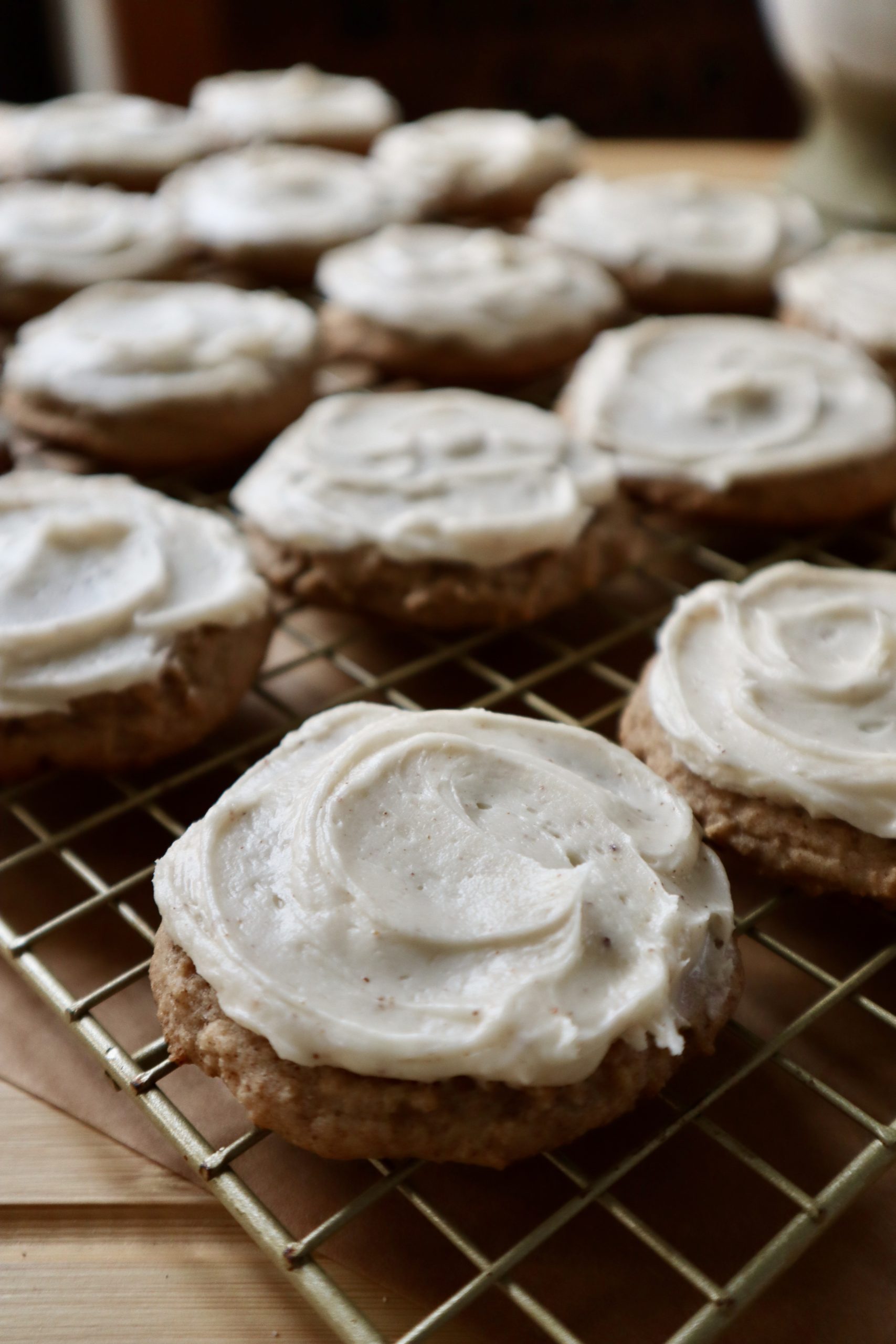 chai sugar cookies w/brown butter frosting