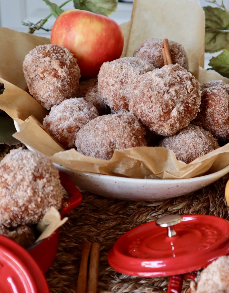 Easy Fried Apple Cider Donut Holes