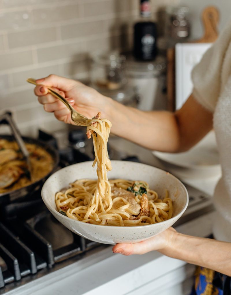 Creamy Tuscan Chicken Pasta Recipe