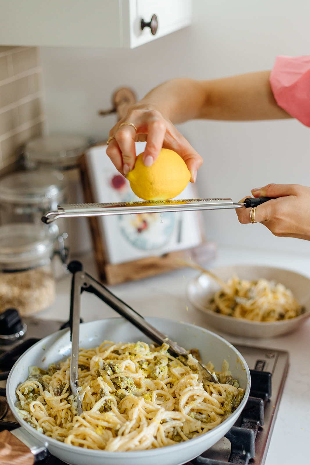 lemon asparagus pasta