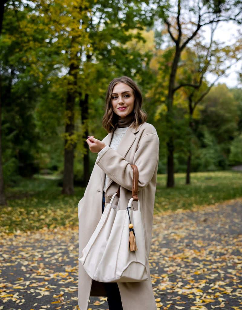Neutral Layered Outfit for Fall