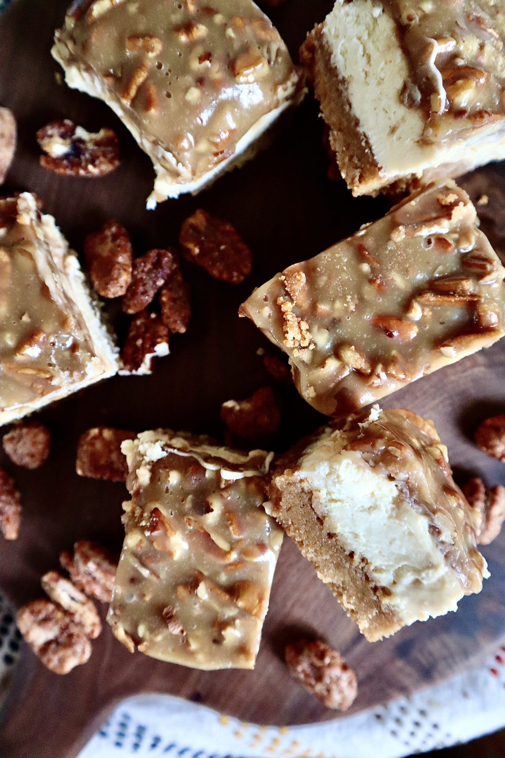 pecan pie cheesecake bars