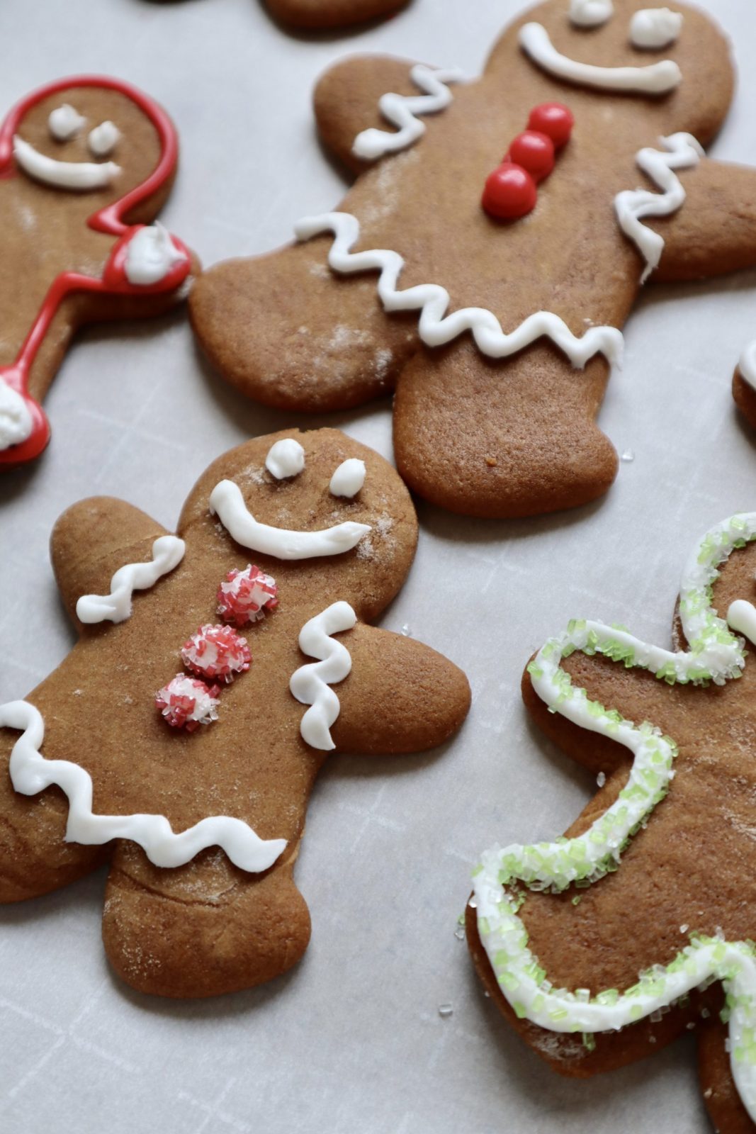 soft gingerbread men cookies