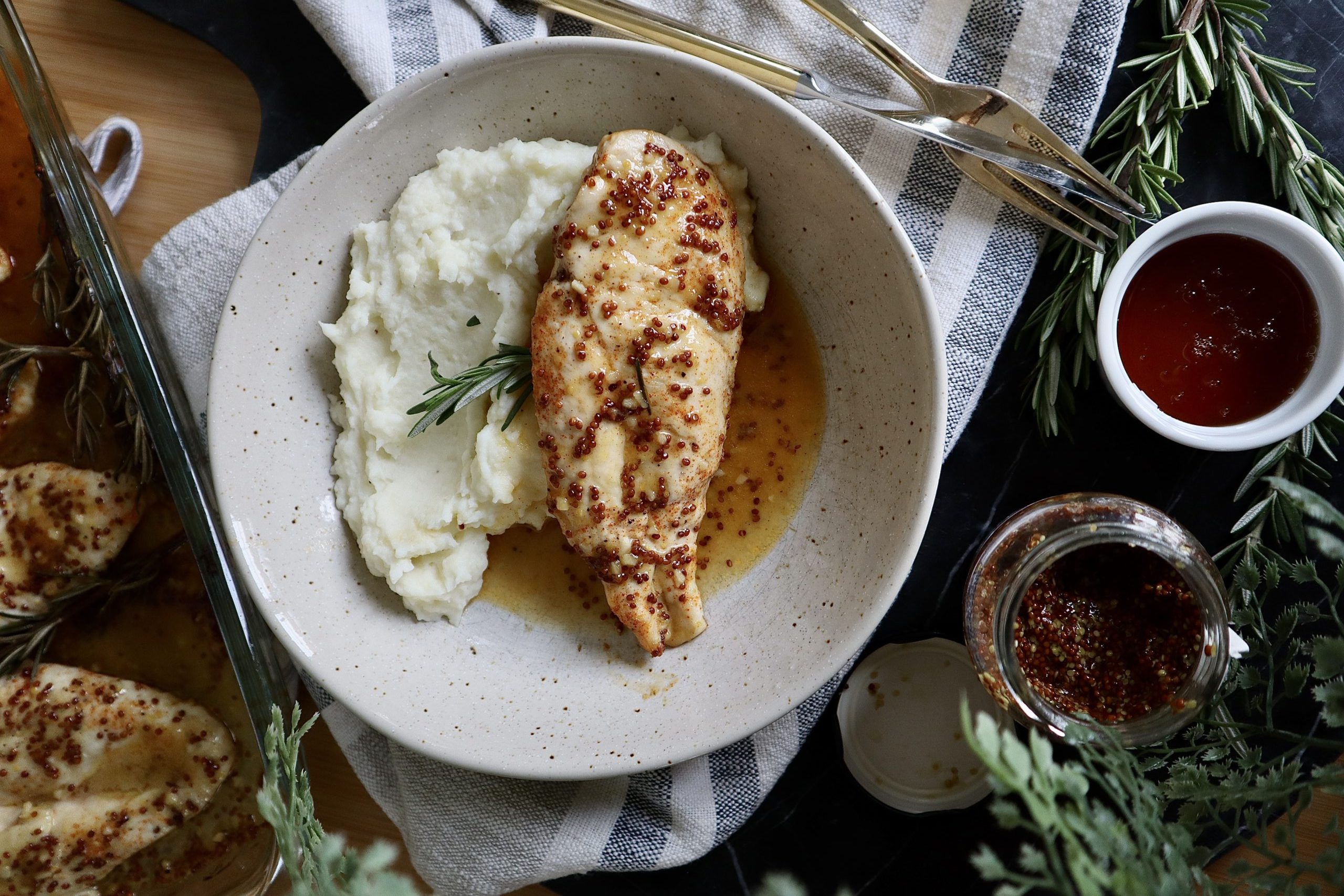 easy honey dijon chicken