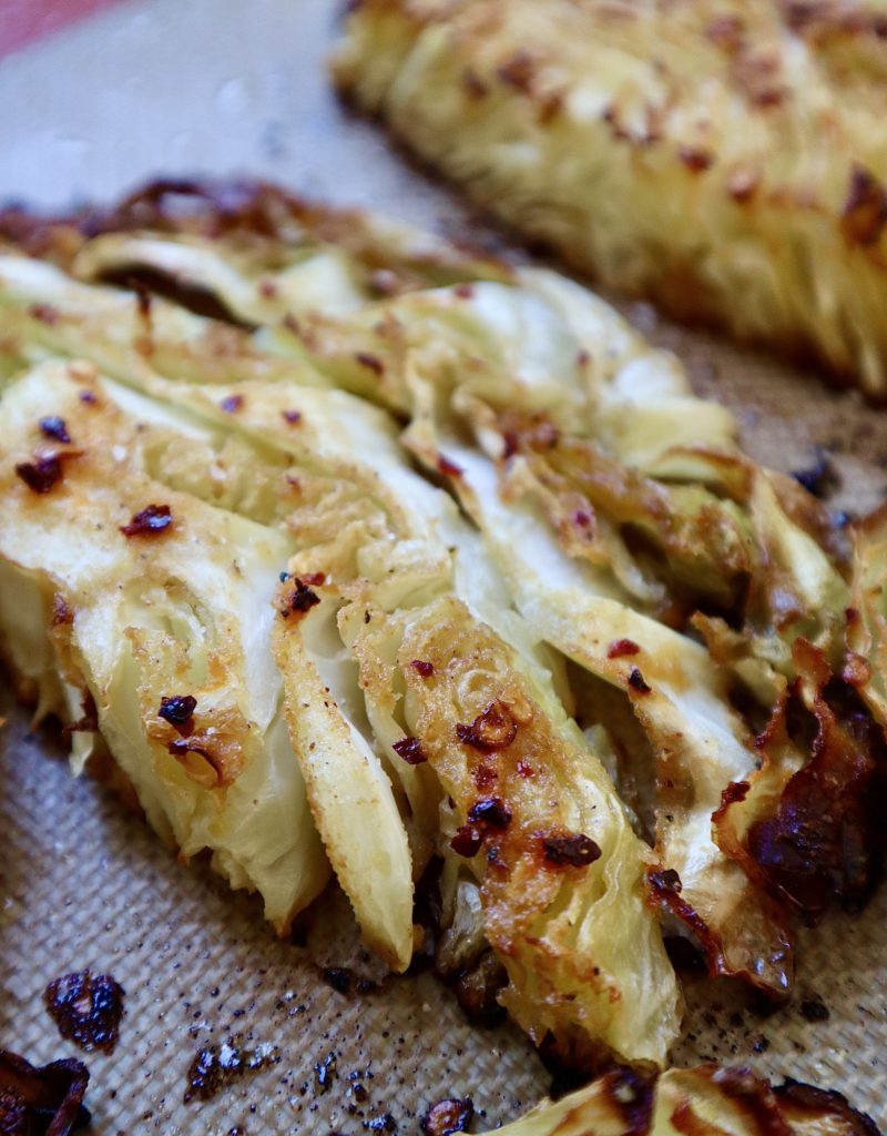 oven roasted cabbage