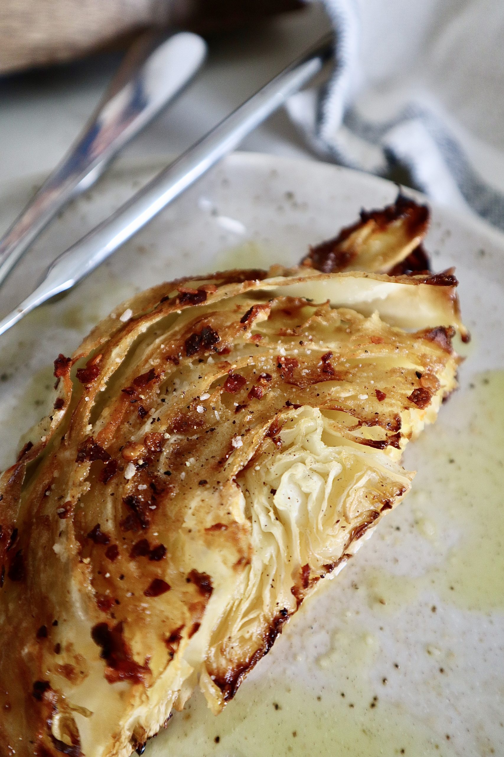 oven roasted cabbage