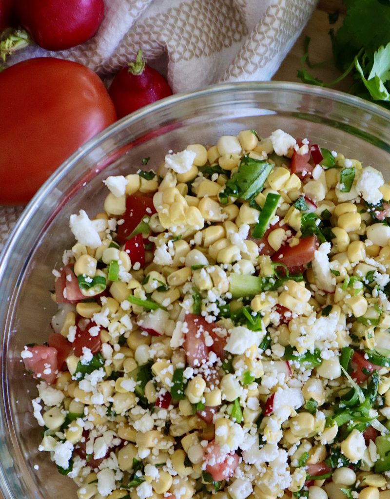 Summer corn salad