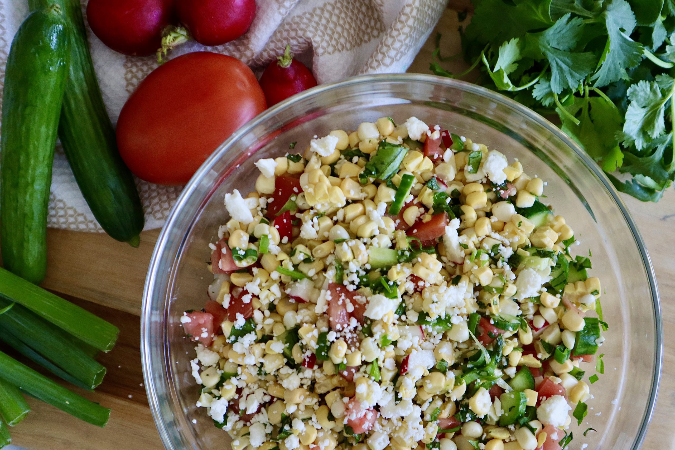 fresh Summer corn salad