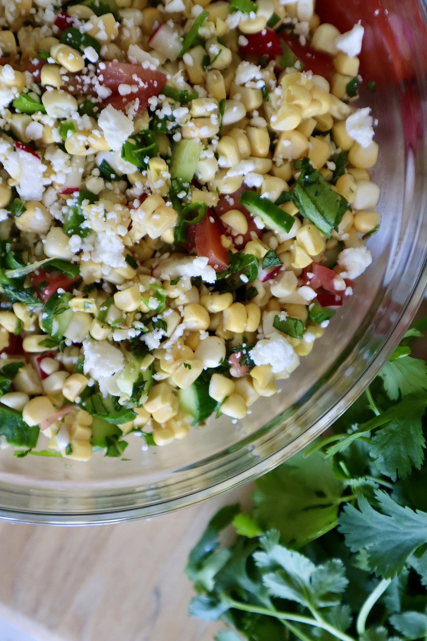 Summer corn salad