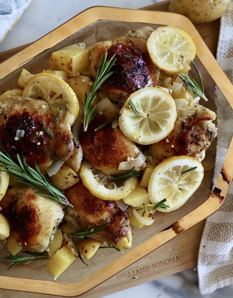 Lemon Baked Chicken and Potatoes