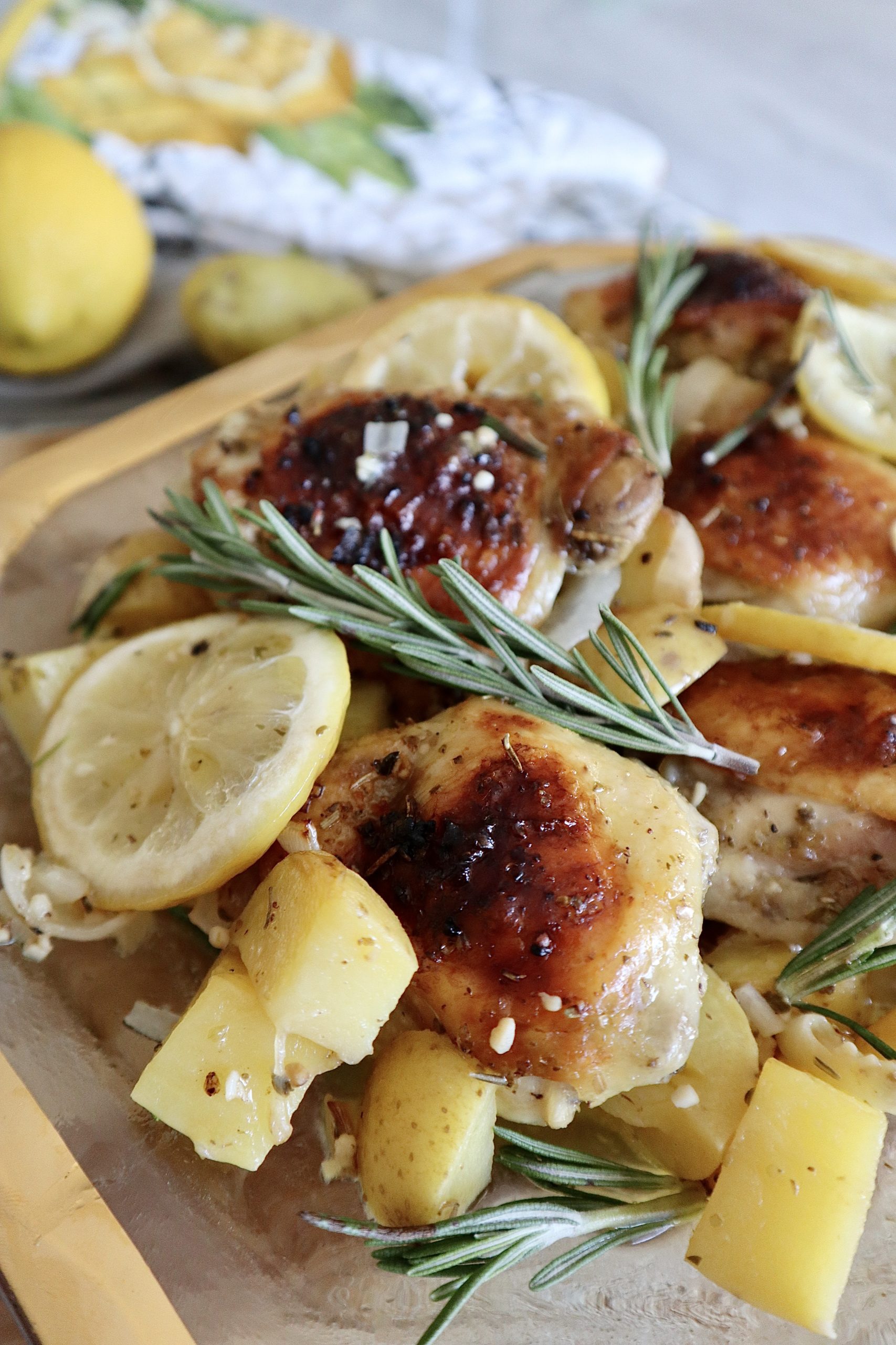 Baked Lemon Chicken and Potatoes