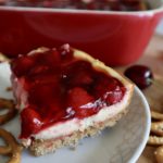 cherry cheesecake pretzel bars