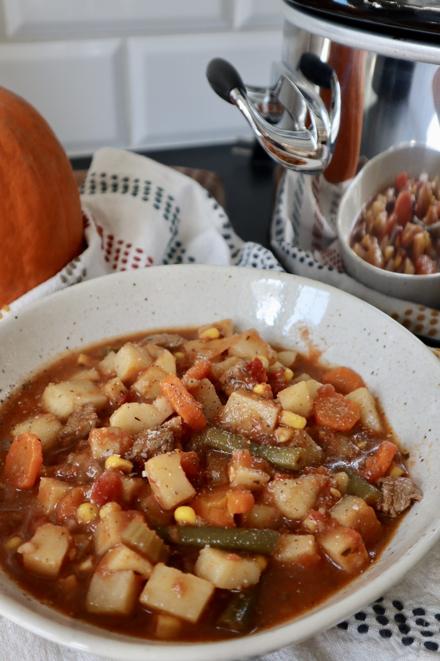 crockpot beef and vegetable soup