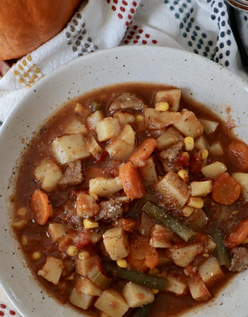 crockpot beef and vegetable soup