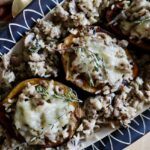 sage and sausage stuffed acorn squash