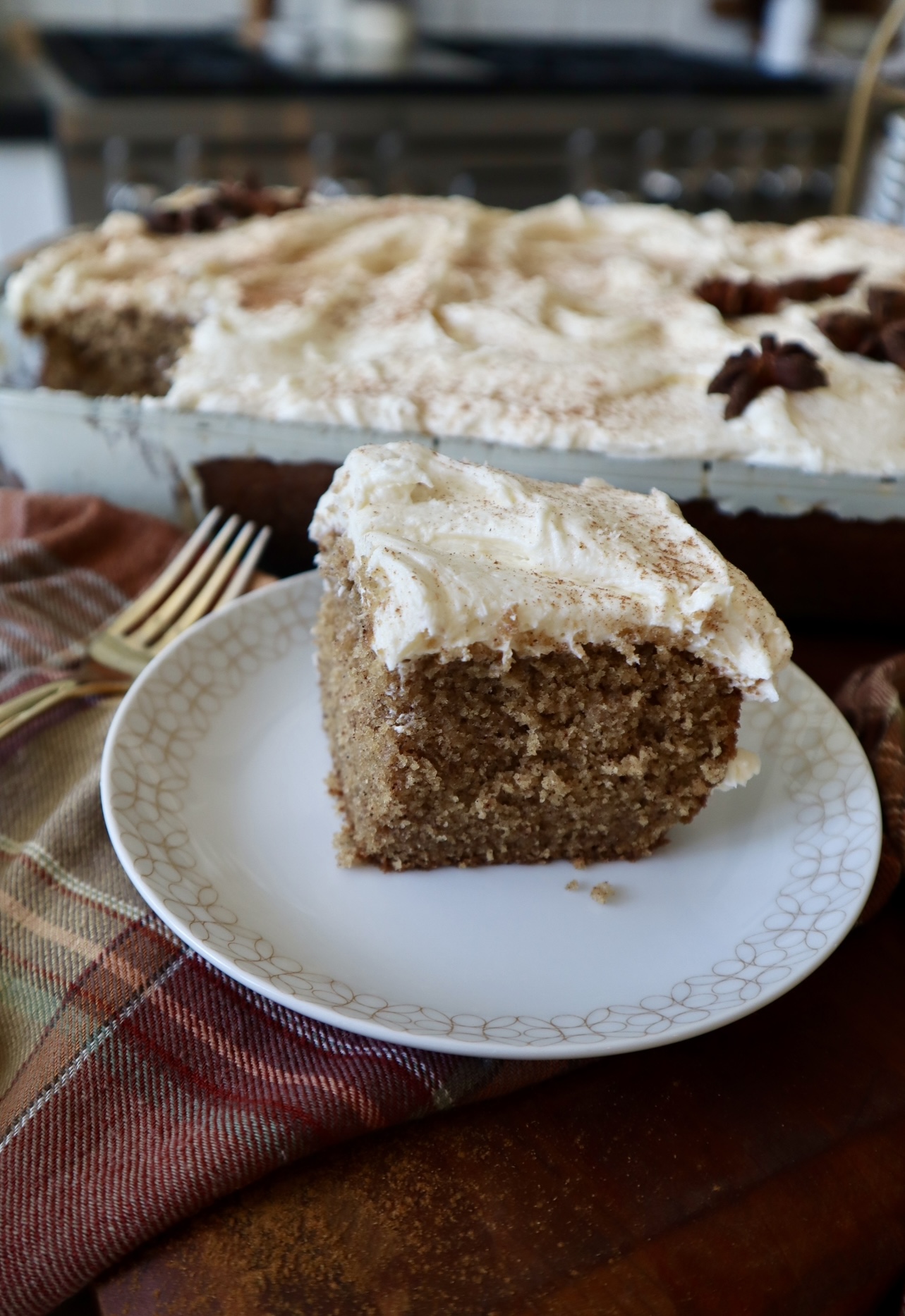 chai cake with cream cheese frosting