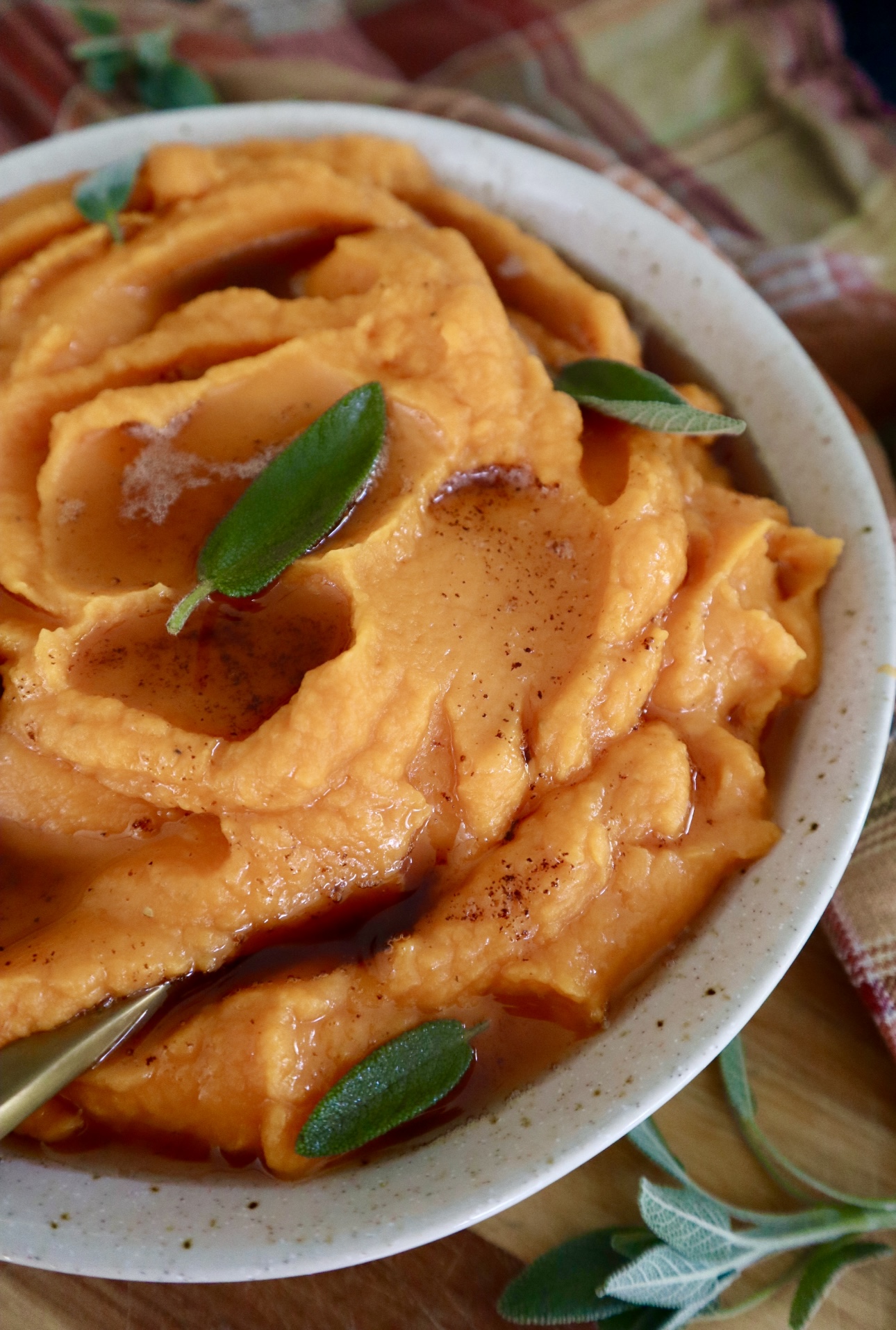 savory mashed sweet potatoes
